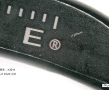 細かい模様やネーミングをレーザー加工により実現